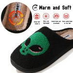 BERANMEY Halloween Slippers for Women Perfect Soft Plush Comfy Warm Slip-On Cute Womens Slippers Indoor Fluffy House Slippers for Women and Men Non-slip Fuzzy Flat Slides - Image 110