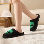 BERANMEY Halloween Slippers for Women Perfect Soft Plush Comfy Warm Slip-On Cute Womens Slippers Indoor Fluffy House Slippers for Women and Men Non-slip Fuzzy Flat Slides - Image 115